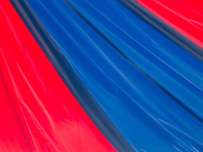 red-and-blue-material